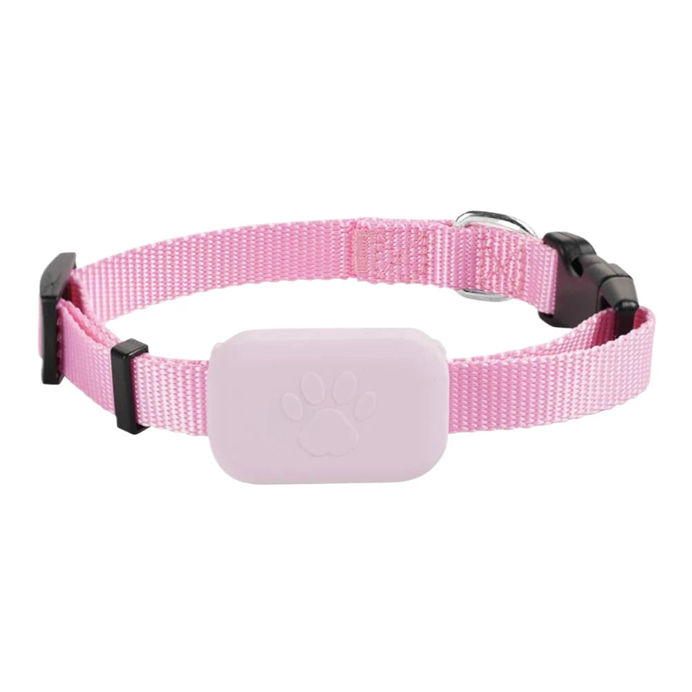 Waterproof GPS Pet Tracker with Adjustable Silicone Collar for Dogs and Cats