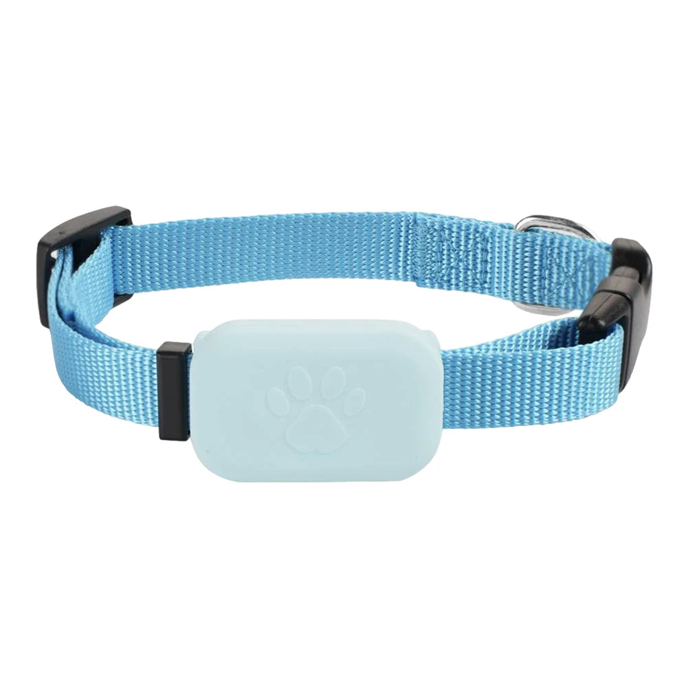 Waterproof GPS Pet Tracker with Adjustable Silicone Collar for Dogs and Cats